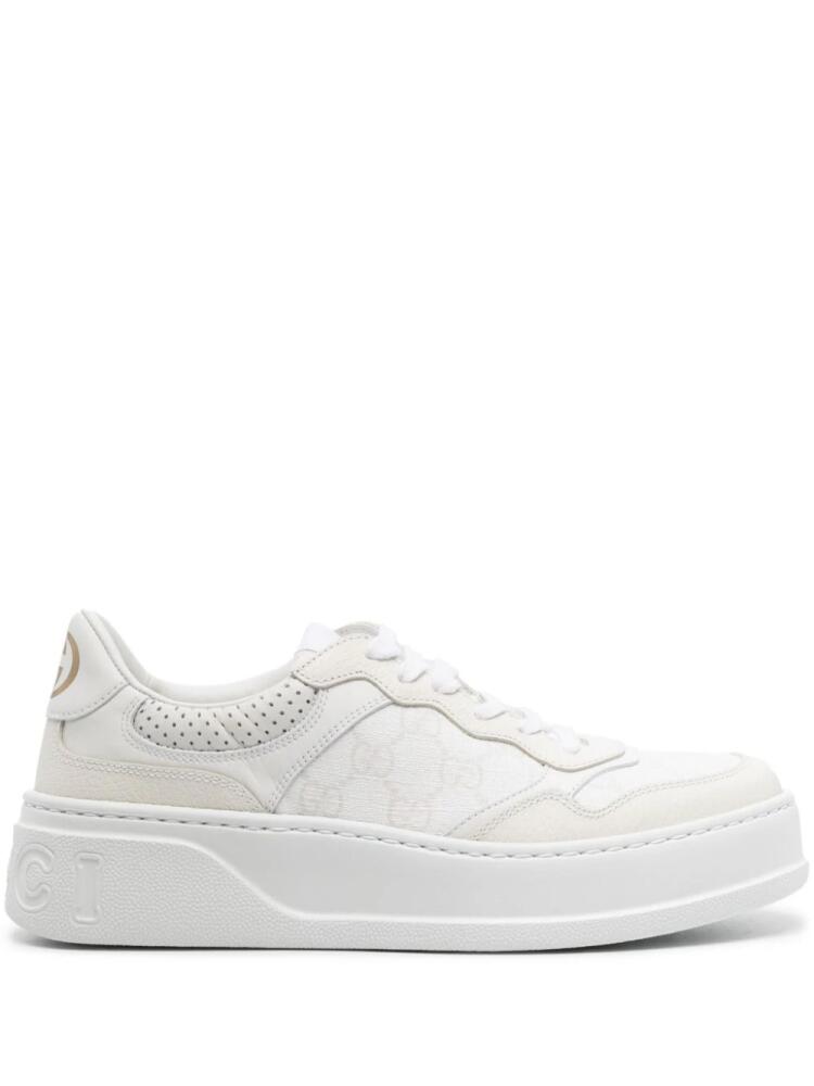 Gucci GG Supreme leather sneakers - White Cover