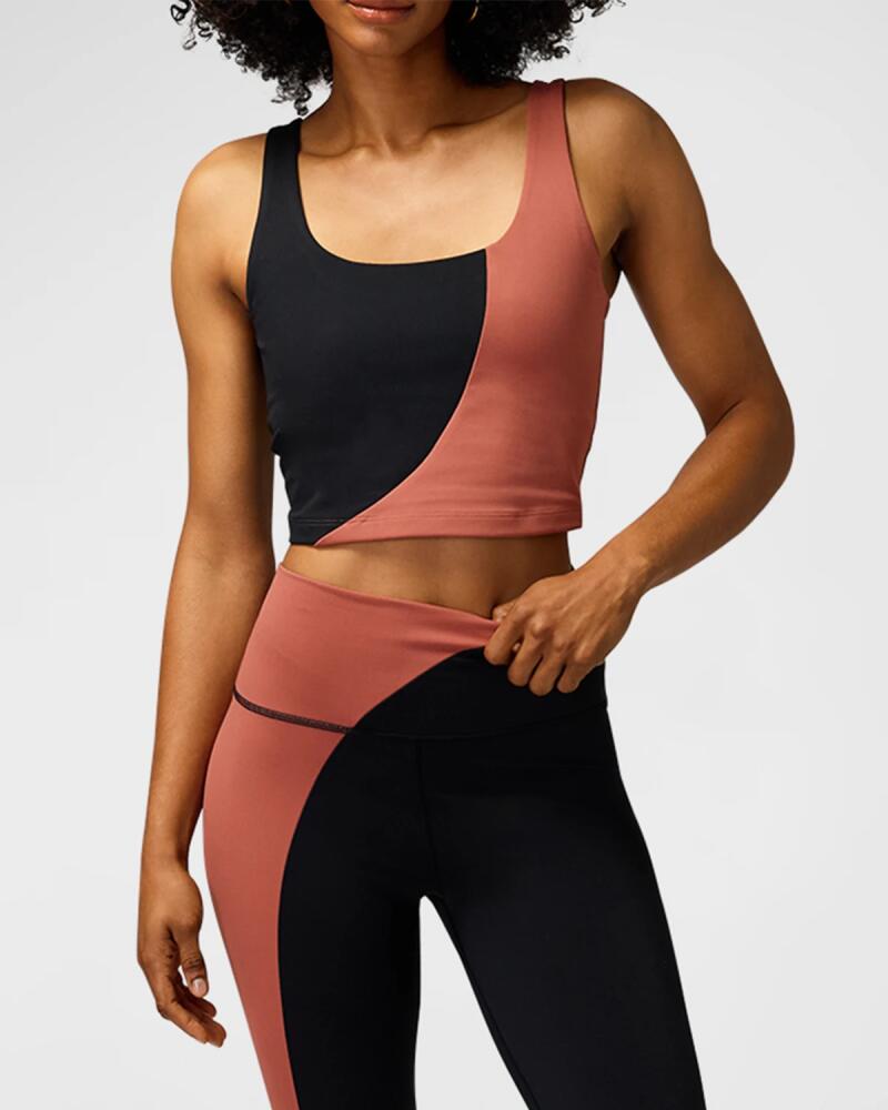 Spiritual Gangster Indie Colorblock Cropped Tank Top Cover