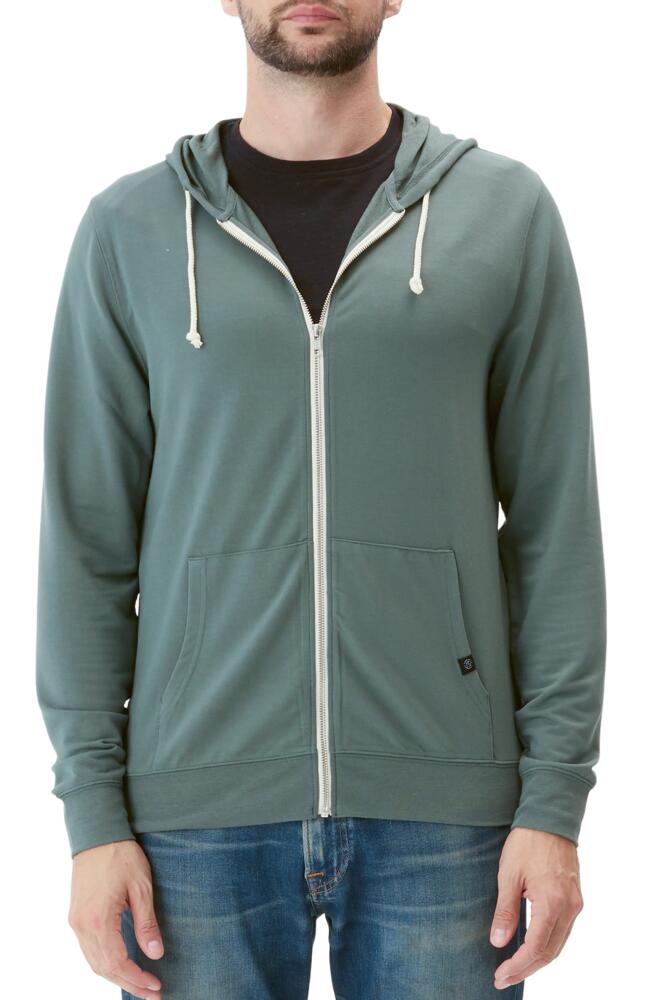 Threads 4 Thought Nathan Terry Zip Hoodie in Seagrass Cover