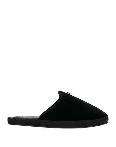 Giuseppe Zanotti Man House slipper Black Textile fibers Cover