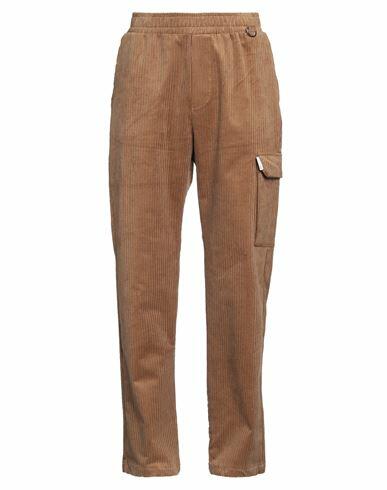 Family First Milano Man Pants Khaki Cotton, Elastane Cover