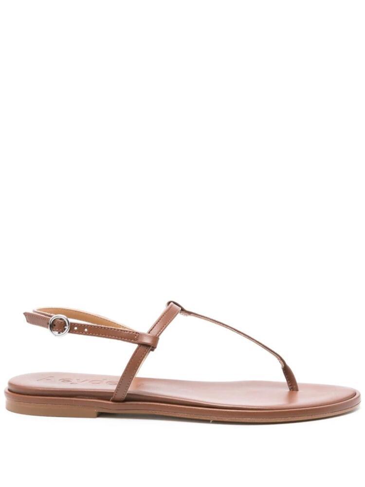 Aeyde Nala leather sandals - Brown Cover