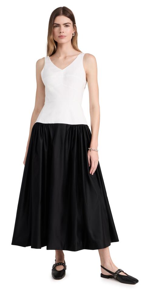 Molly Goddard Sydney Dress White/Black Cover