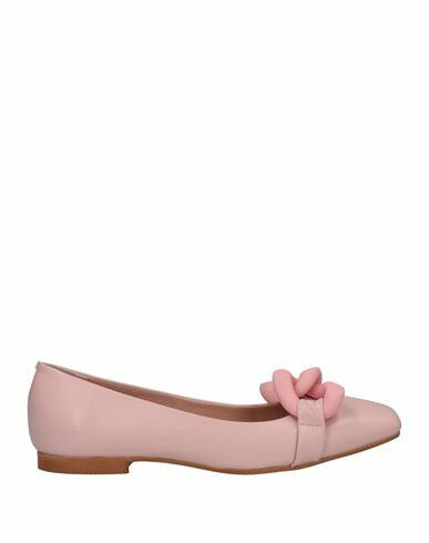 Unlace Woman Ballet flats Pink Soft Leather Cover