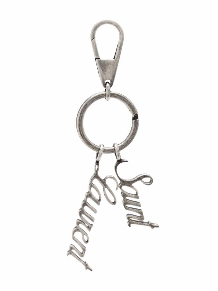 Saint Laurent logo charm keyring - Silver Cover