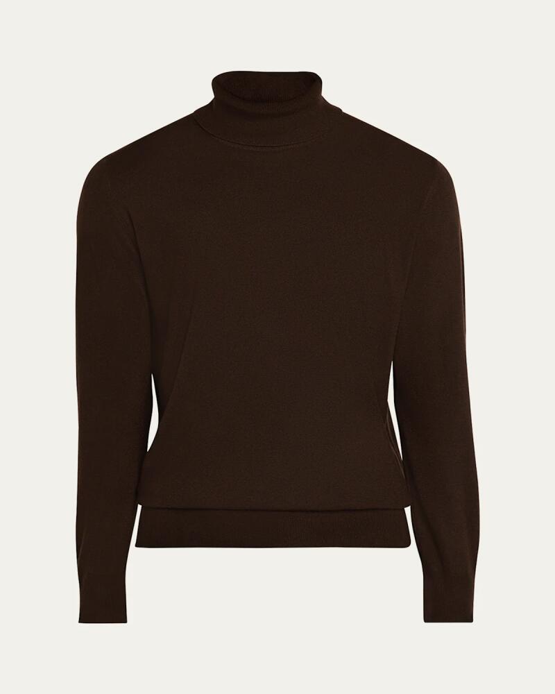 Loro Piana Men's Dolcevita Cashmere Turtleneck Sweater Cover