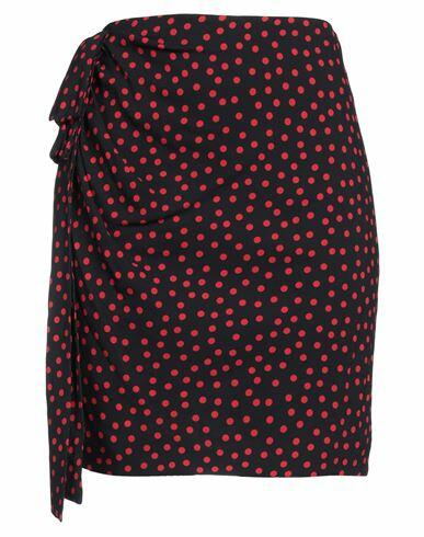 Philosophy Di Lorenzo Serafini Woman Mini skirt Black Viscose, Elastane Cover