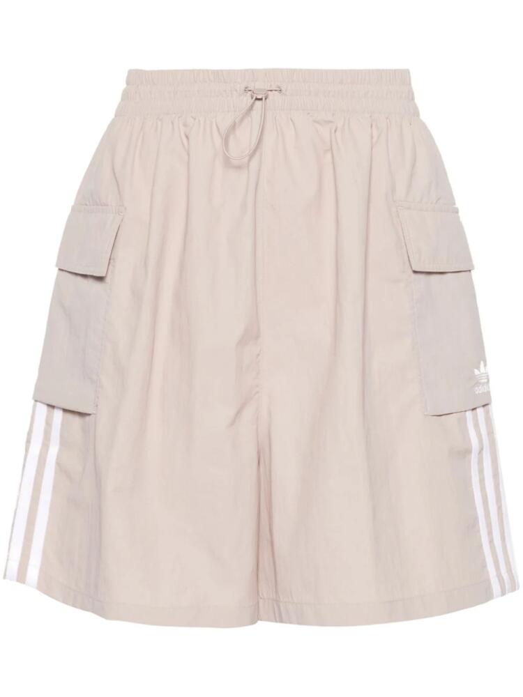 adidas 3-Stripes cargo track shorts - Neutrals Cover