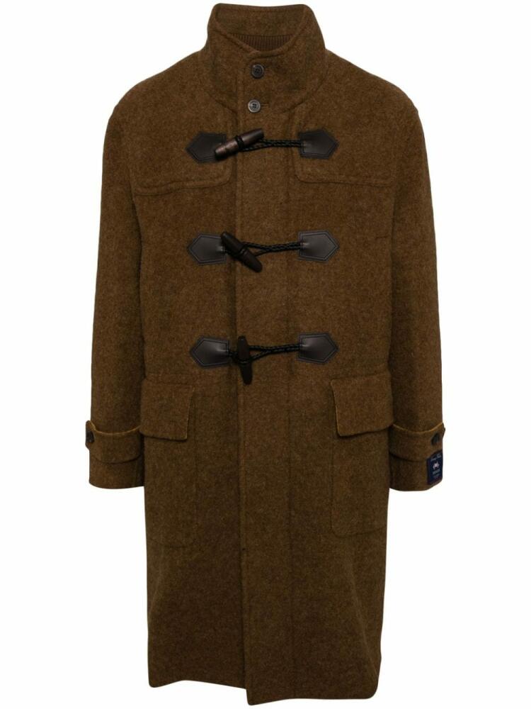 Man On The Boon. tweed duffle coat - Brown Cover