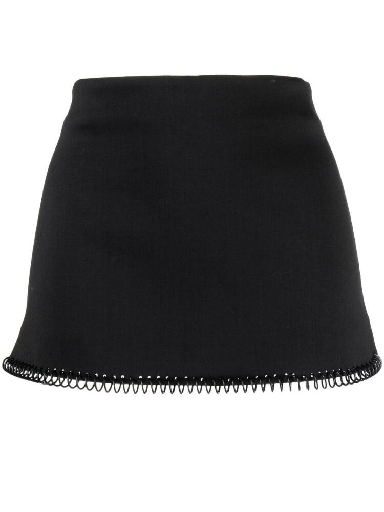 Coperni low-rise mini skirt - Black Cover