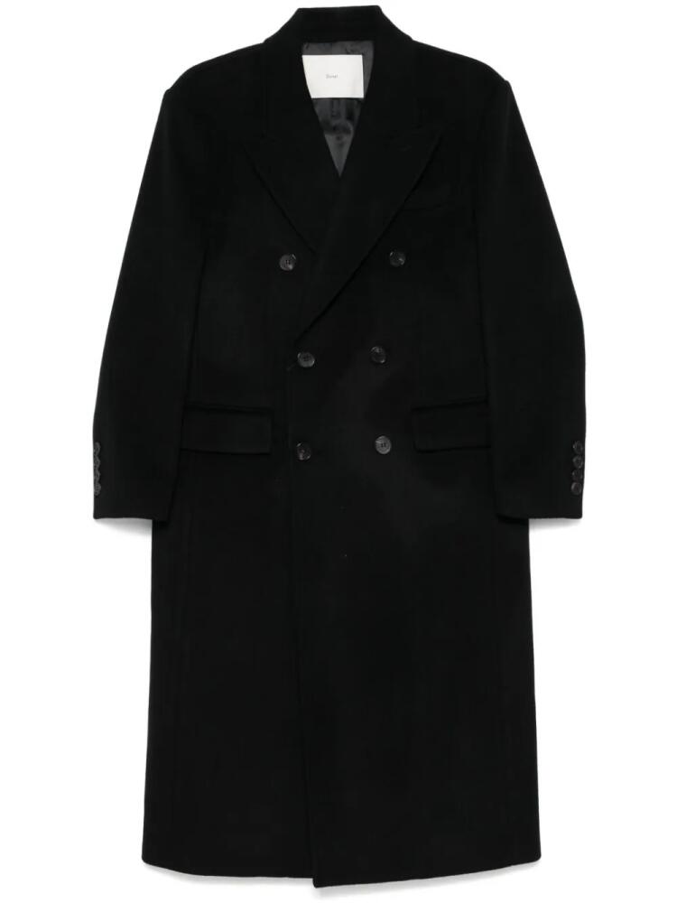 DUNST double-breasted coat - Black Cover