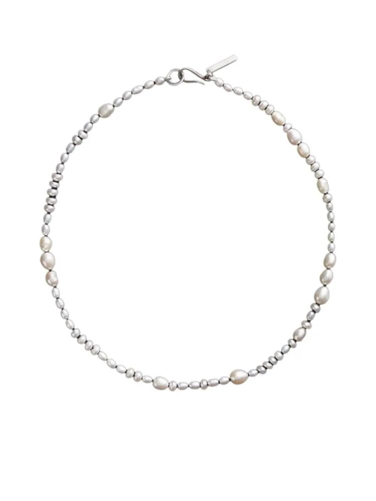 Sophie Buhai sterling silver Mermaid pearl necklace - White Cover