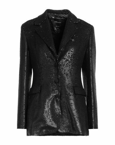 Blumarine Woman Blazer Black Polyester, Elastane Cover