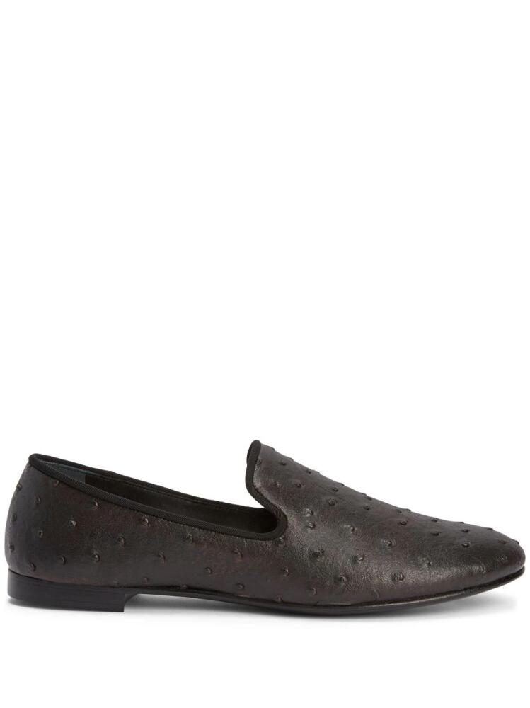 Giuseppe Zanotti Seymour leather loafers - Black Cover