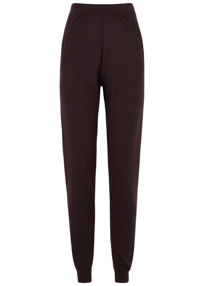 Saint Laurent Wool Sweatpants - Plum Cover