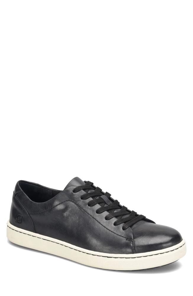 Børn Allegheny II Sneaker in Black Leather Cover