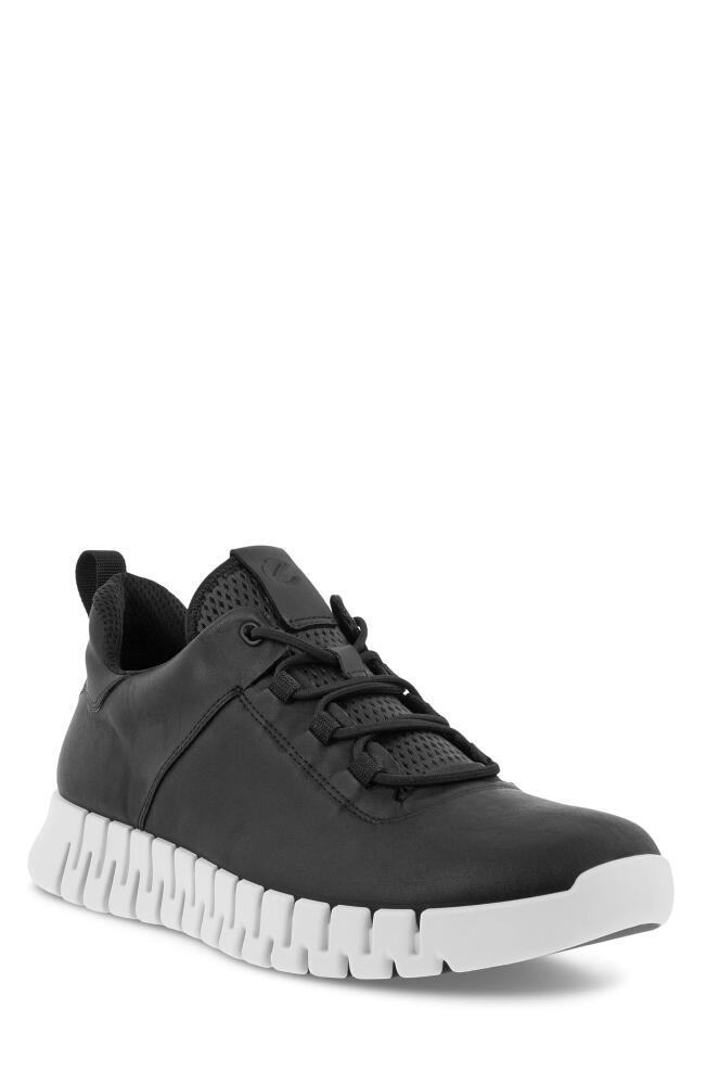 ECCO GRUUV Sneaker in Black/Black Cover