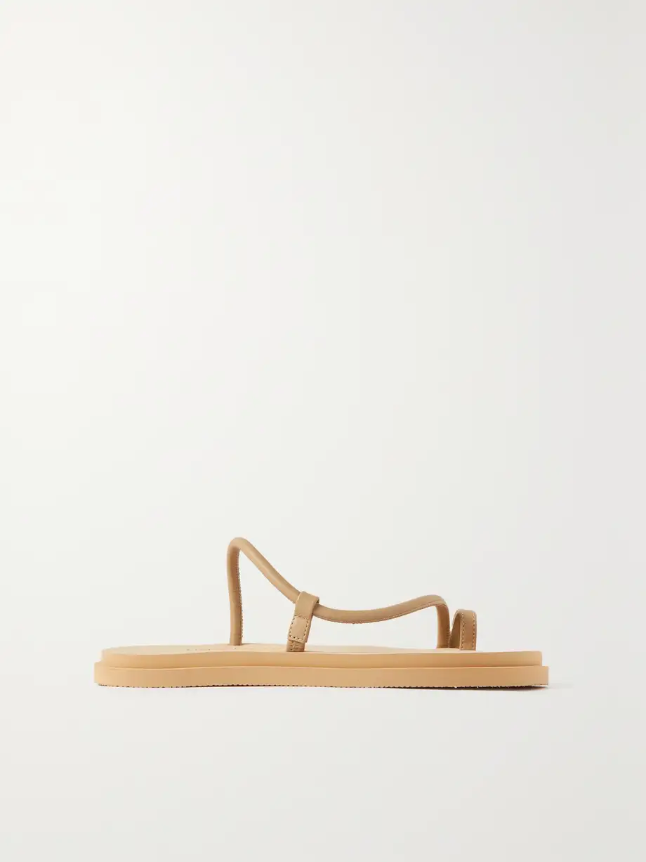 Emme Parsons - Bari Pool Leather Sandals - Neutrals Cover