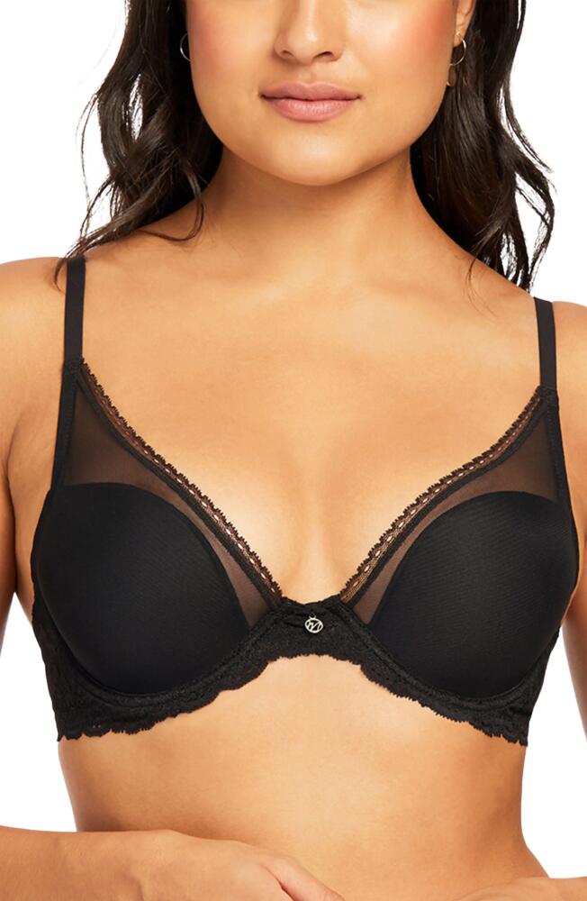 Montelle Intimates Mystique Underwire Plunge Bra in Black Cover