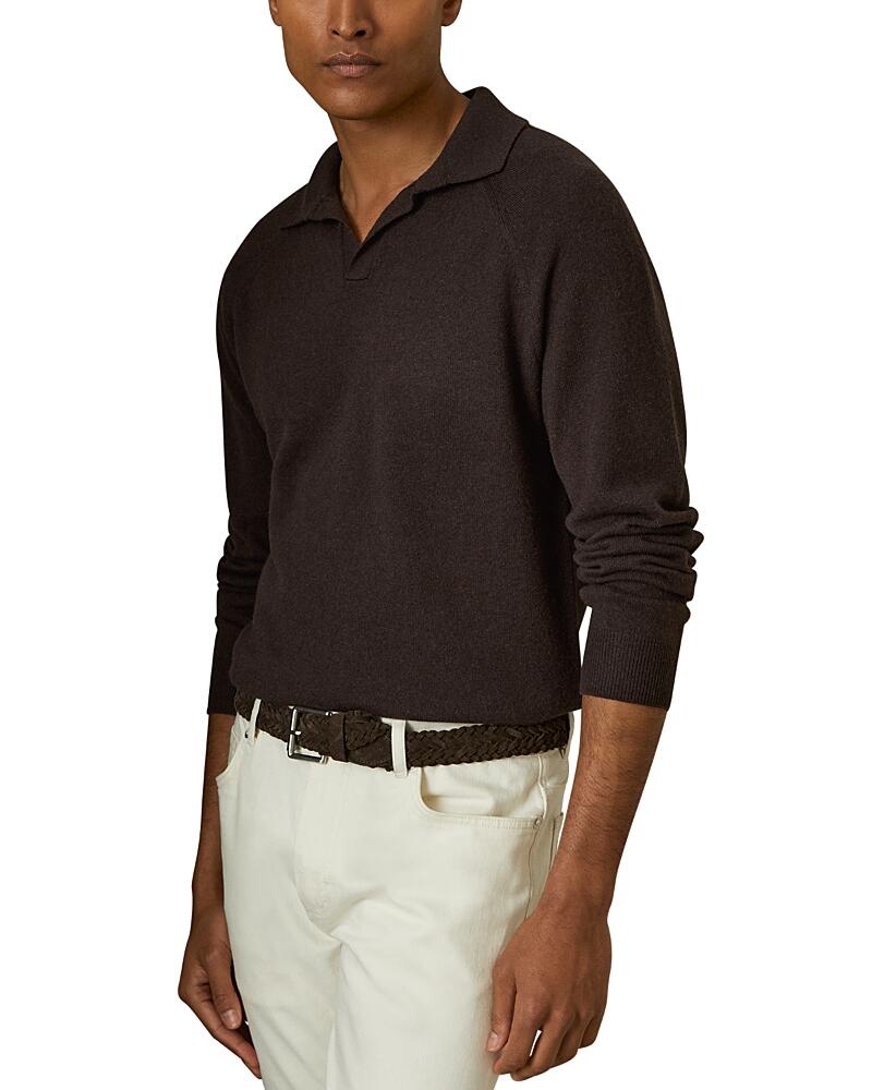 Reiss Grange Open Collar Polo Sweater Cover