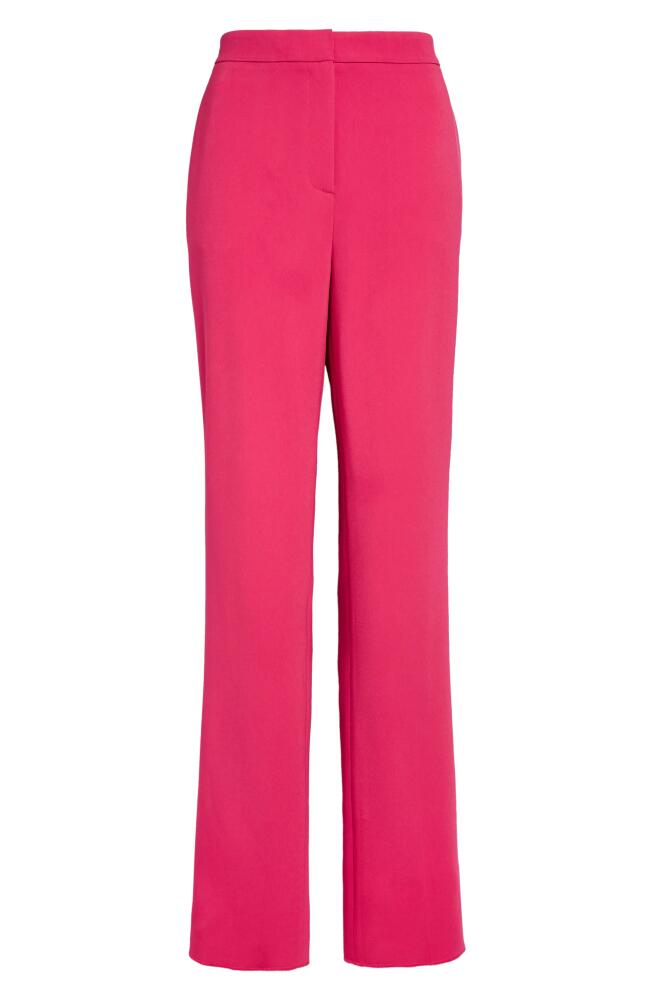 St. John Evening High Waist Stretch Cady Pants in Wild Berry Cover