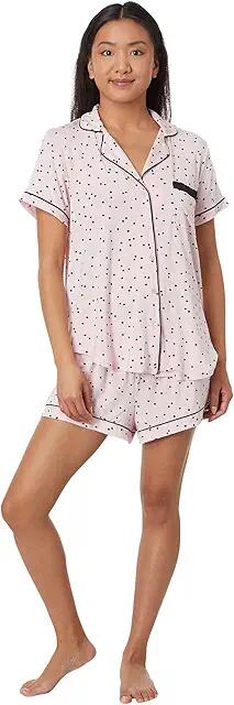 Kate Spade New York Evergreen Short Pajama Set (Scattered Dot Pink) Women's Pajama Sets Cover