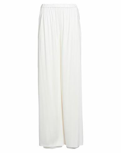 Tom Ford Woman Pants Ivory Viscose, Silk Cover