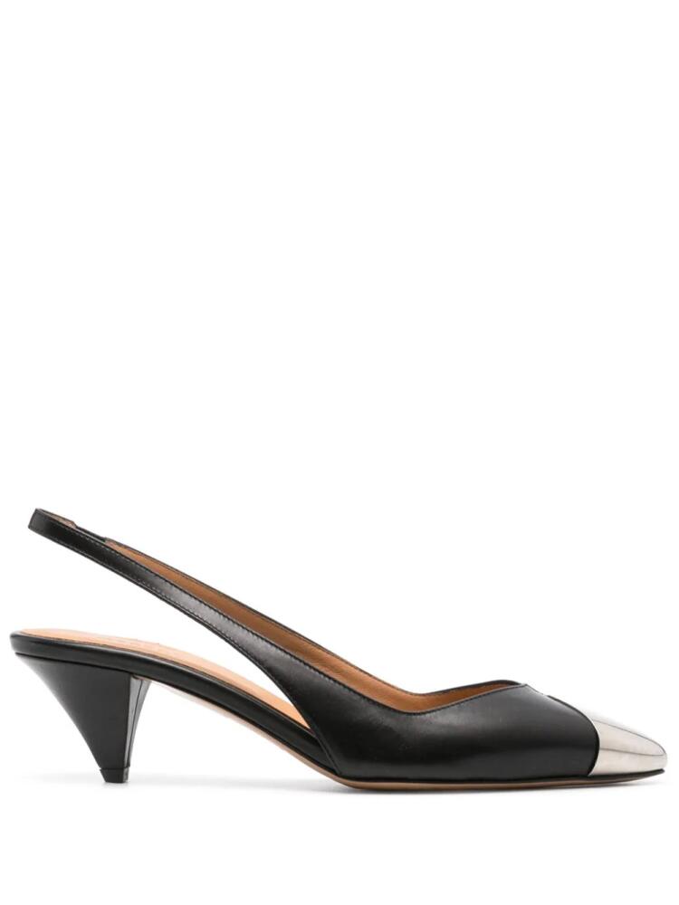 ISABEL MARANT Elina 50mm leather pump - Black Cover