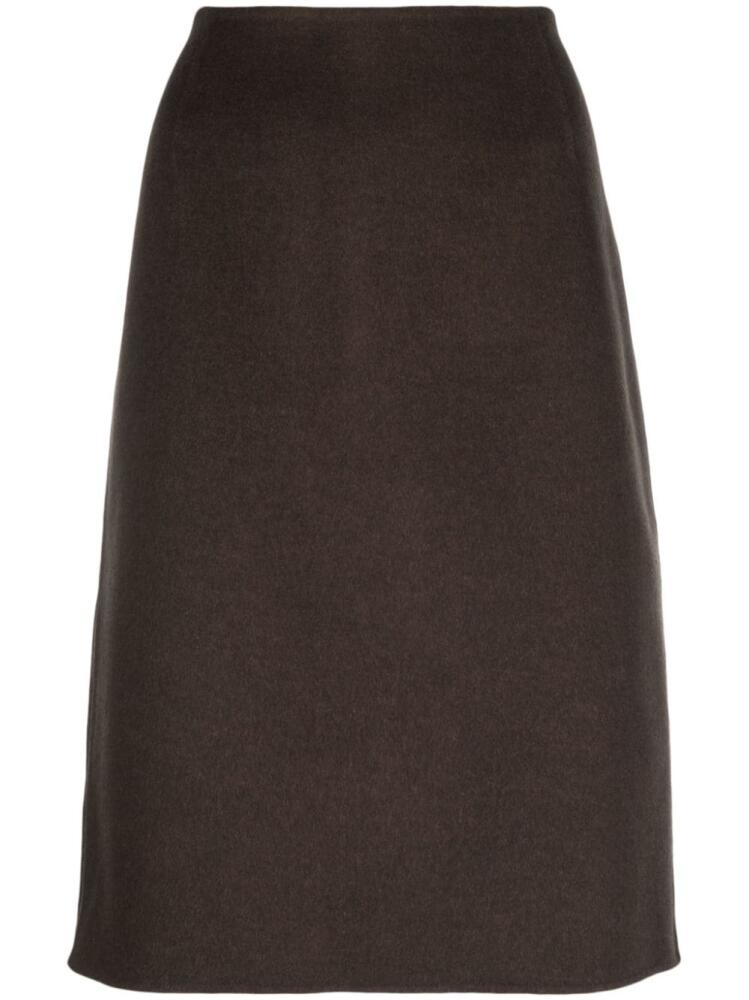 TOTEME A-line midi skirt - Brown Cover