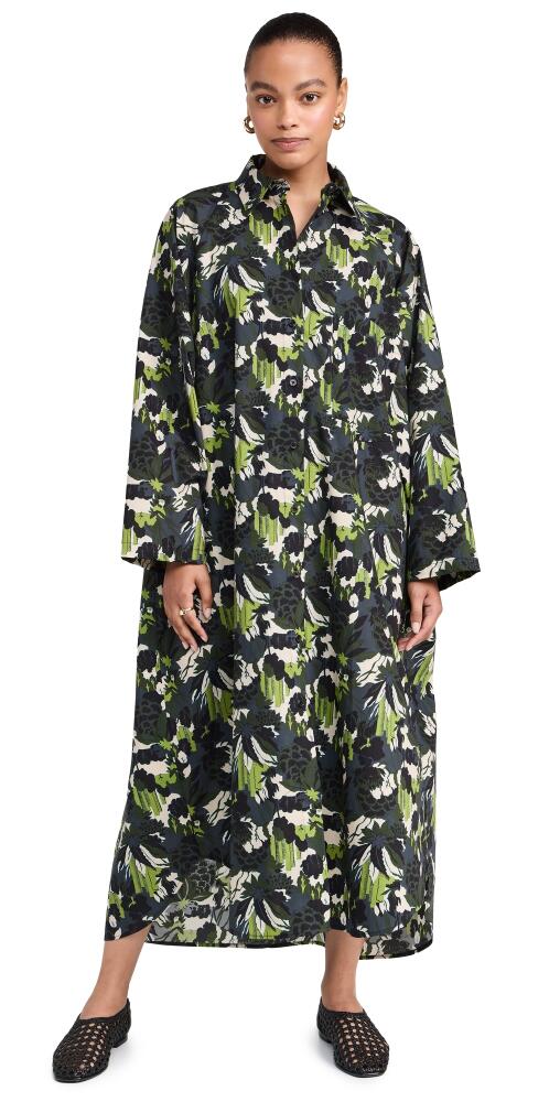 Rachel Comey Naz Dress Forest Cover