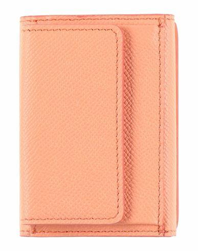 Maison Margiela Man Wallet Apricot Leather Cover