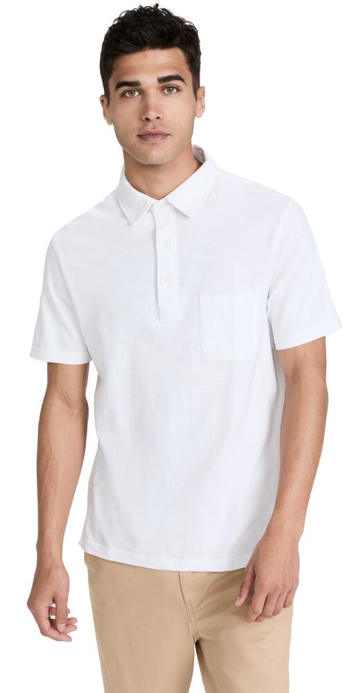 Faherty Sunwashed Polo White Cover