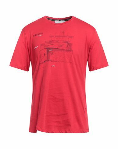 Peuterey Man T-shirt Red Cotton Cover