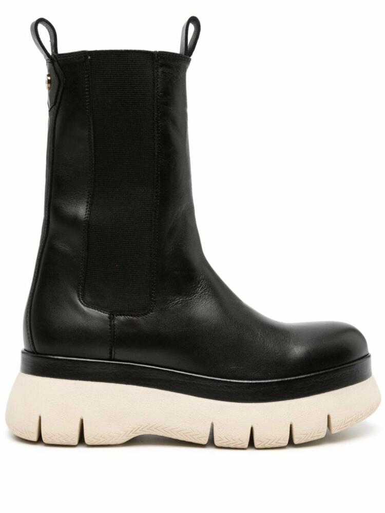 ISABEL MARANT pull-on leather boots - Black Cover