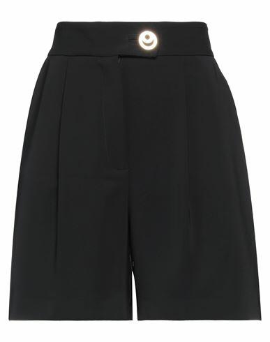 Simona Corsellini Woman Shorts & Bermuda Shorts Black Viscose, Elastane Cover