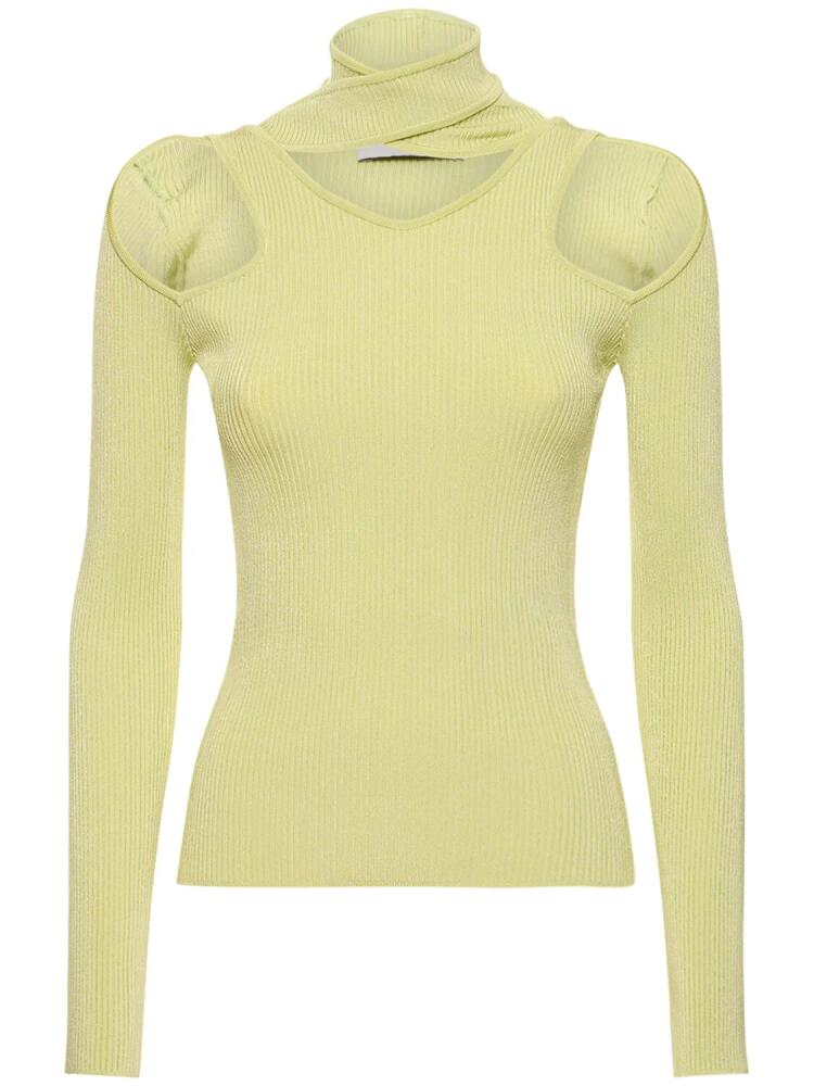 COPERNI Cutout Stretch Viscose Knit Jumper Cover