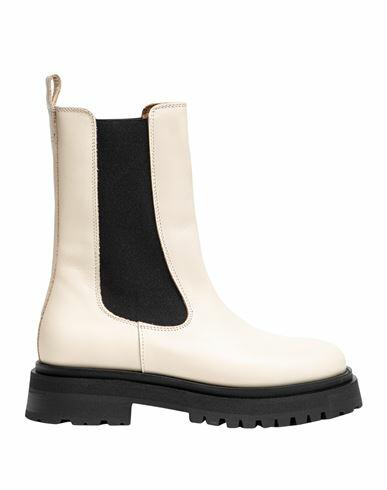 & Other Stories Woman Ankle boots Ivory Soft Leather Cover