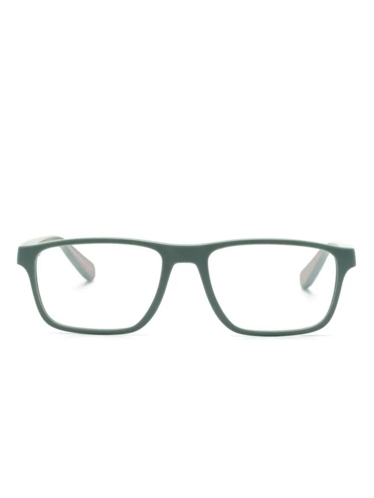 Emporio Armani rectangle-frame glasses - Green Cover