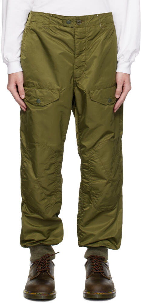 Engineered Garments Green Airborne Cargo Pants Cover