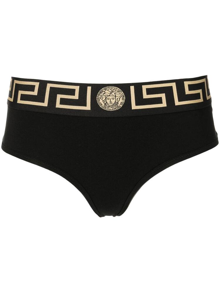 Versace Greca waistband briefs - Black Cover