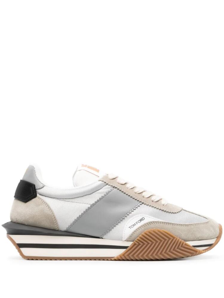 TOM FORD James chunky platform sneakers - Grey Cover