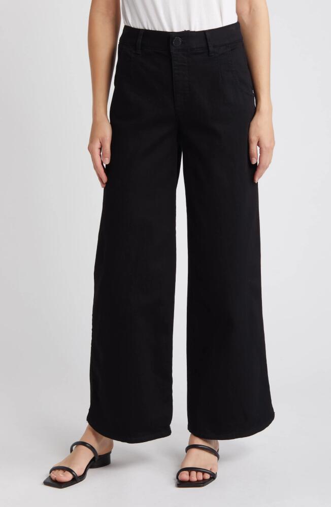 Wit & Wisdom 'Ab'Solution Skyrise Wide Leg Pants in Black Cover