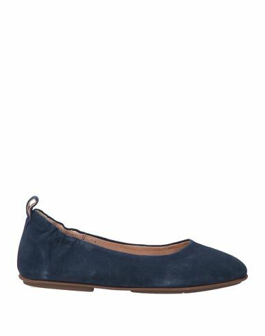 Fitflop Woman Ballet flats Midnight blue Soft Leather Cover