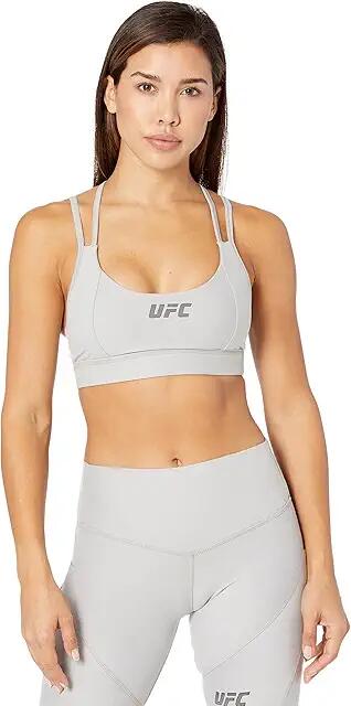 UFC Strappy Sports Bra (Fogged Grey) Women's Lingerie Cover