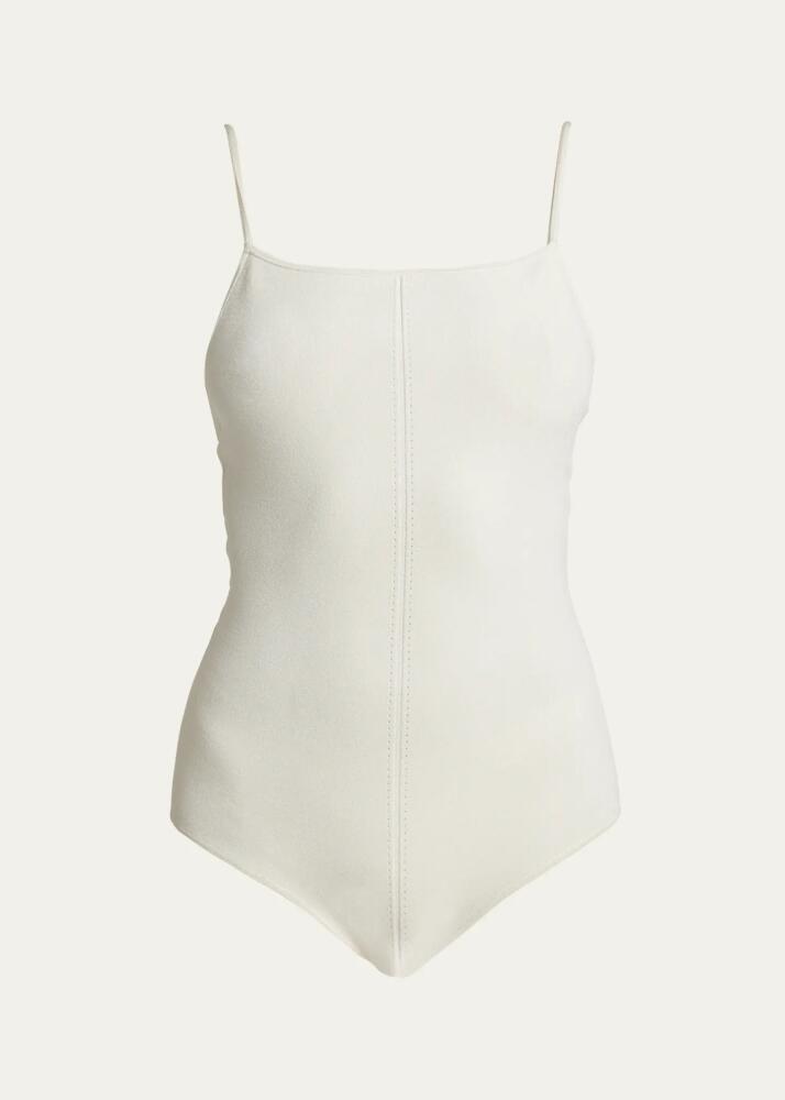 Proenza Schouler Serena Silk-Blend Knit Bodysuit Cover