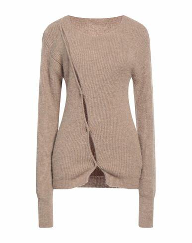 Jacquemus Woman Cardigan Khaki Polyamide, Acrylic, Alpaca wool, Wool Cover