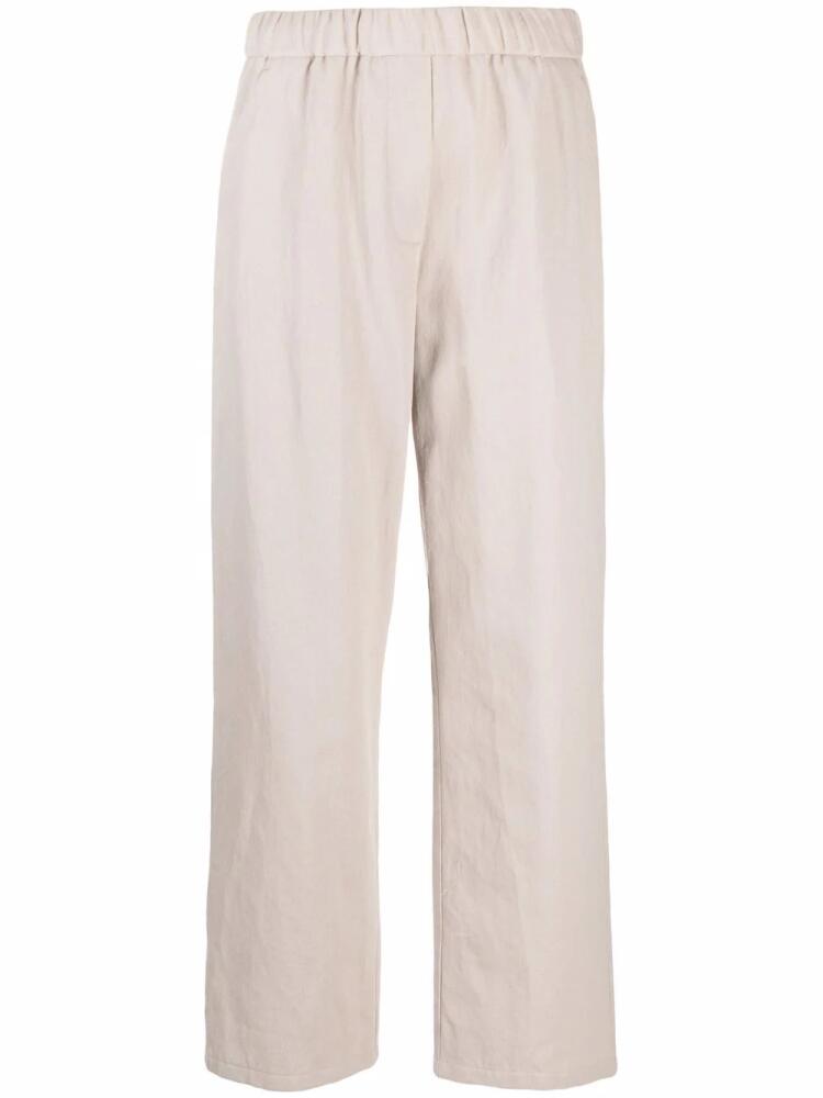 Lorena Antoniazzi wide leg track pants - Neutrals Cover