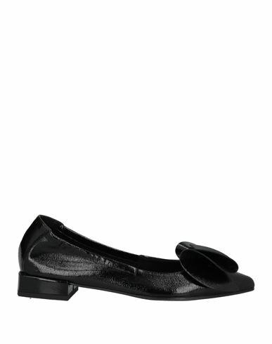 Daniele Ancarani Woman Ballet flats Black Soft Leather Cover