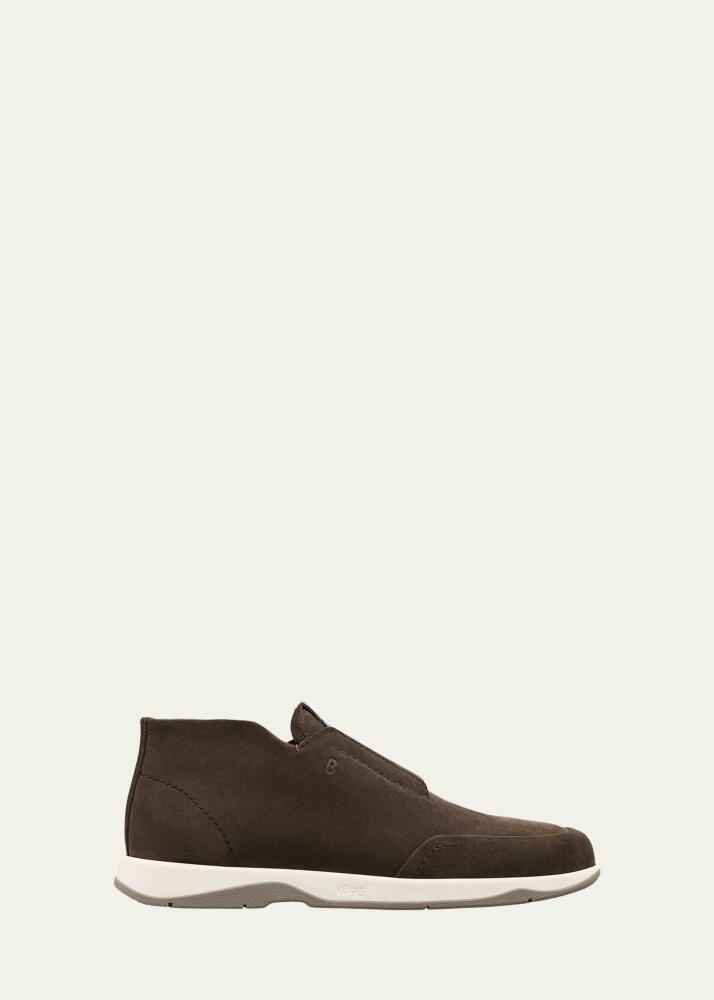 Berluti Men's Echappee Suede Slip-On Boots Cover