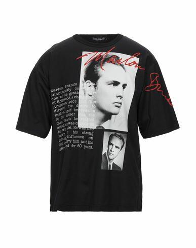 Dolce & gabbana Man T-shirt Black Cotton Cover